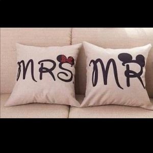 Disney Mrs. & Mr. Pillowcases